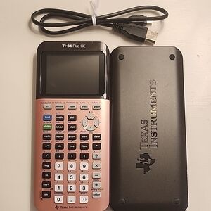 Texas Instruments TI-84 Plus CE Rose Graphing Calculator